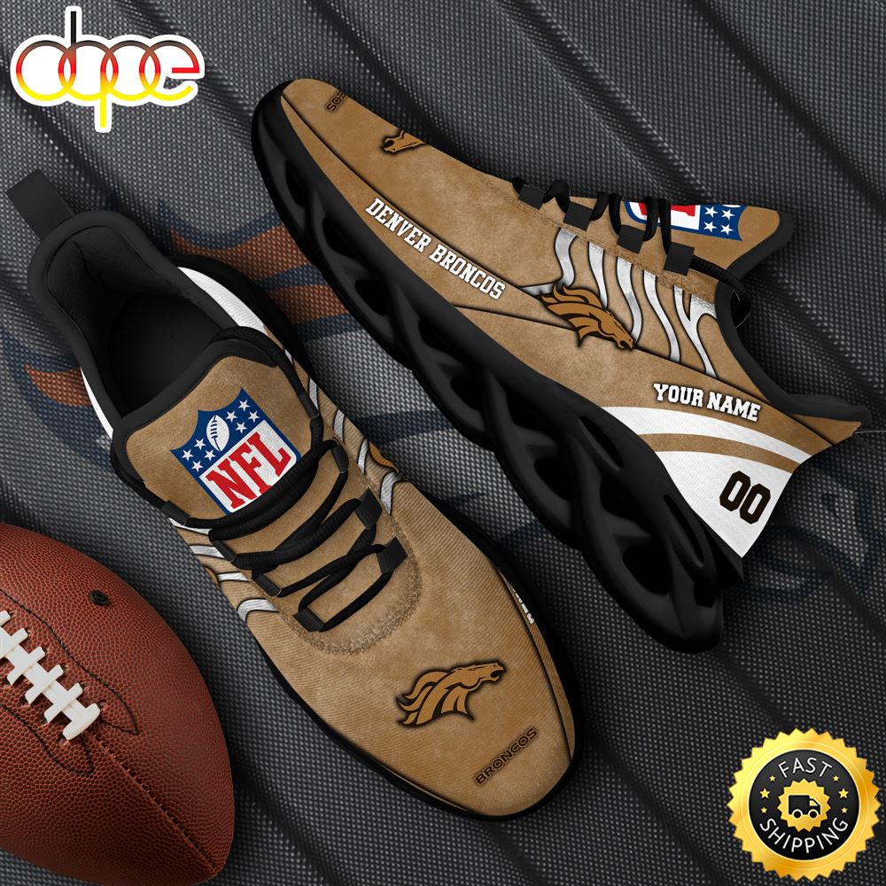 Sportswearmerch Denver Broncos NFL Max Soul Shoes Sneakers For Men And Women