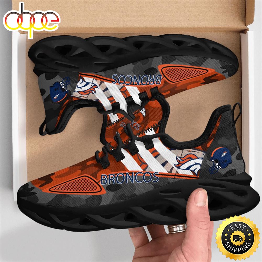 Sportswearmerch Denver Broncos NFL Max Soul Shoes Sneakers For Men And Women