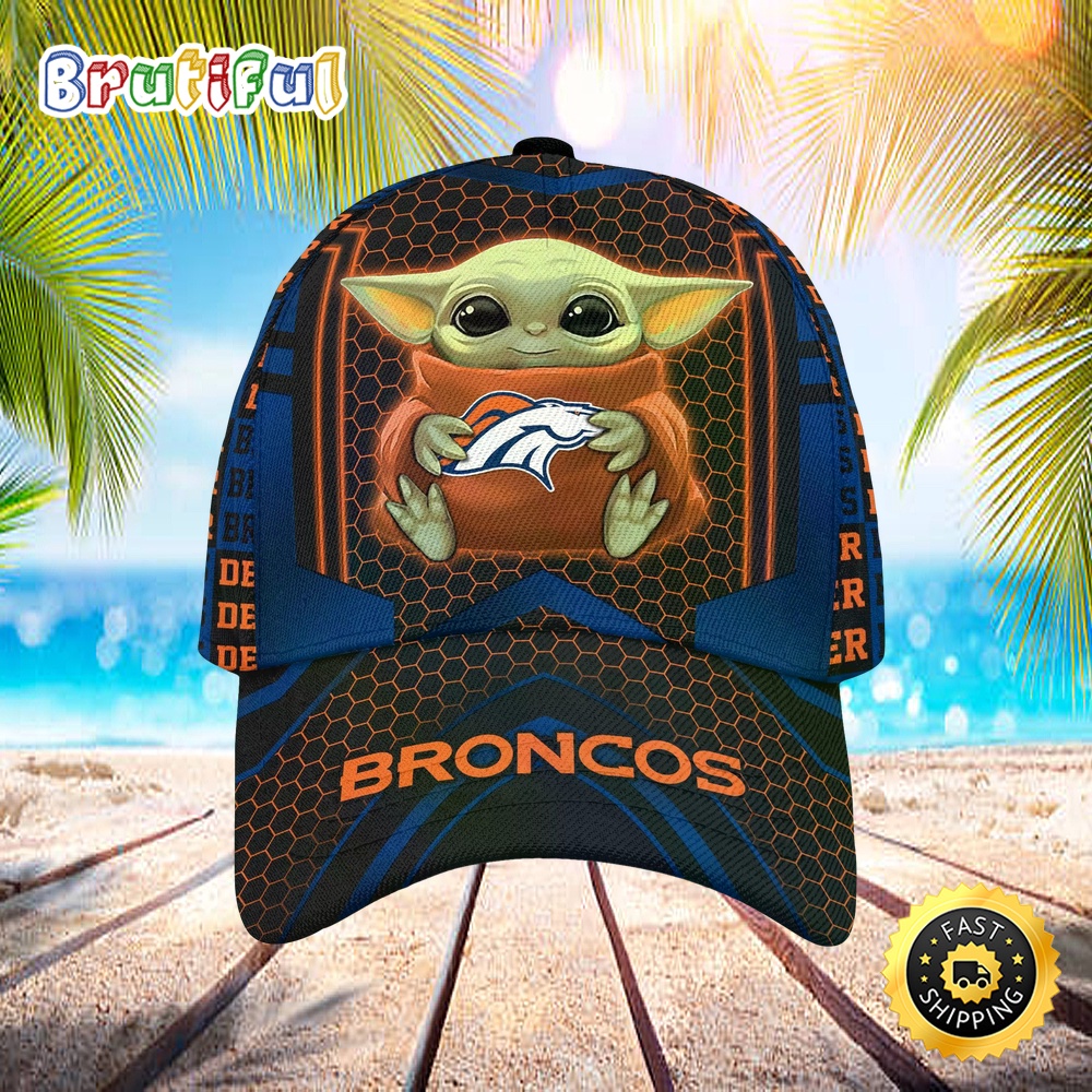Sportswearmerch Denver Broncos NFL x Baby Yoda Classic Cap For Fan