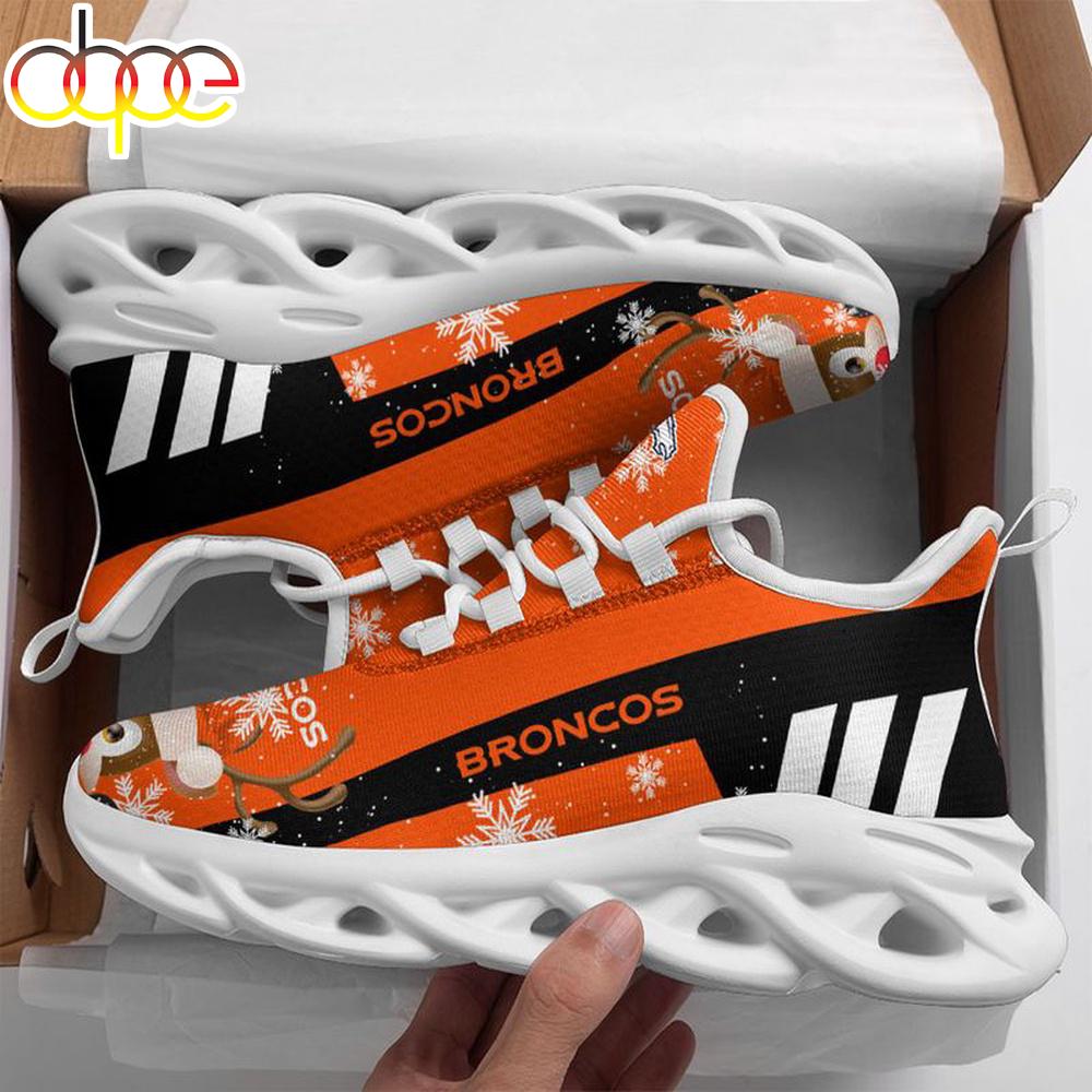Sportswearmerch Denver Broncos NFL X-max Reindeer Christmas Max Soul Shoes Sneakers For Men And Women