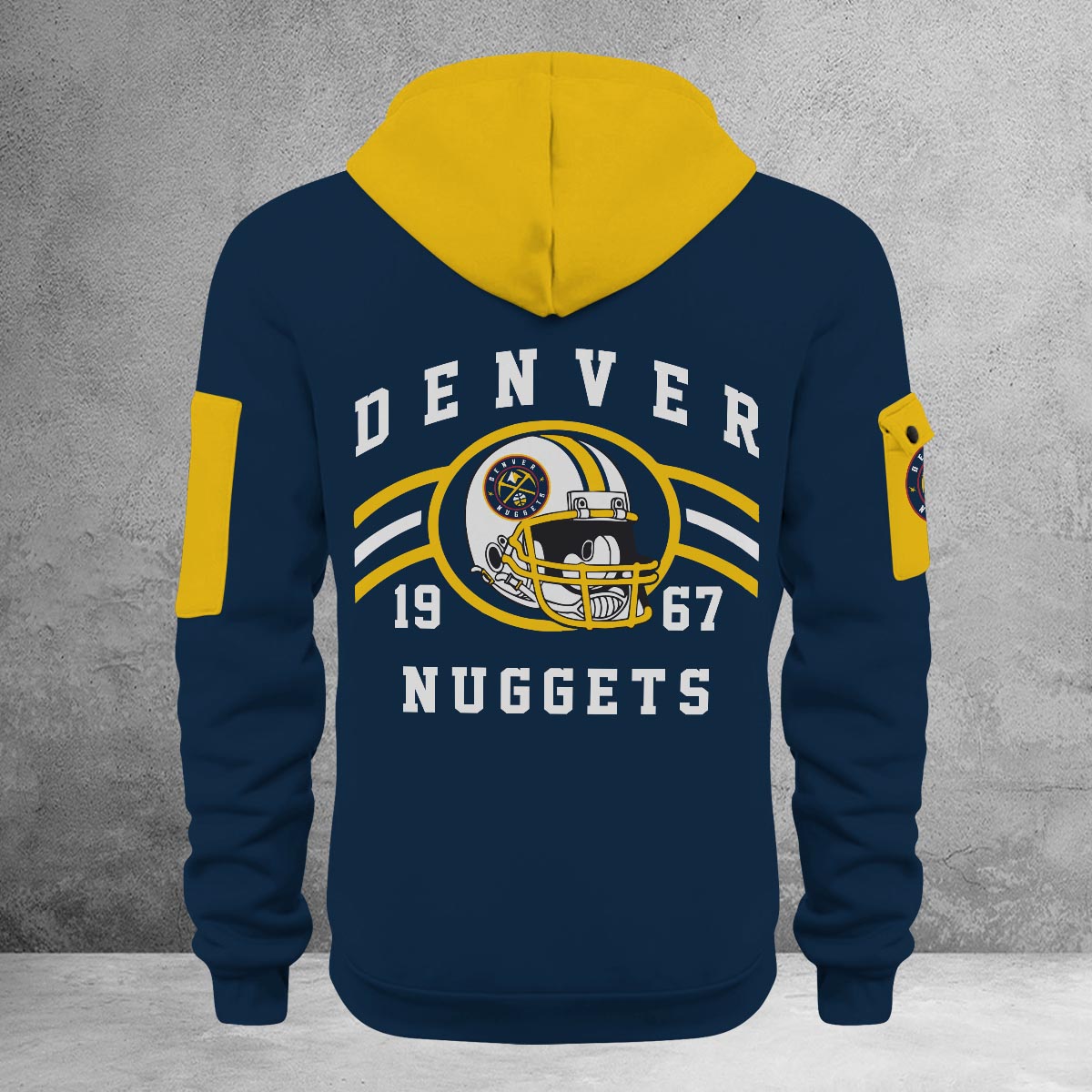 Sportswearmerch Denver Nuggets NBA Half Zip Hoodie Personalized For Fan