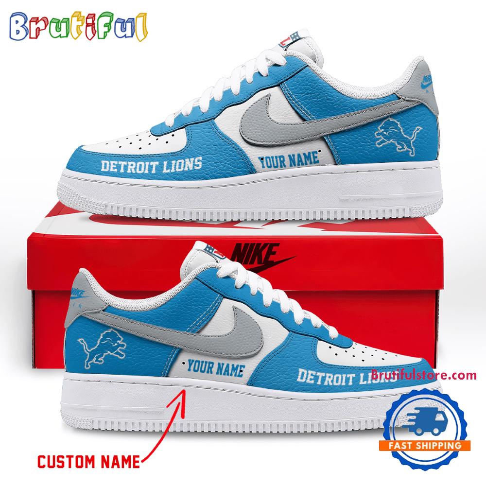 Sportswearmerch Detroit Lions NFL Air Low-Top Shoes For Men And Women