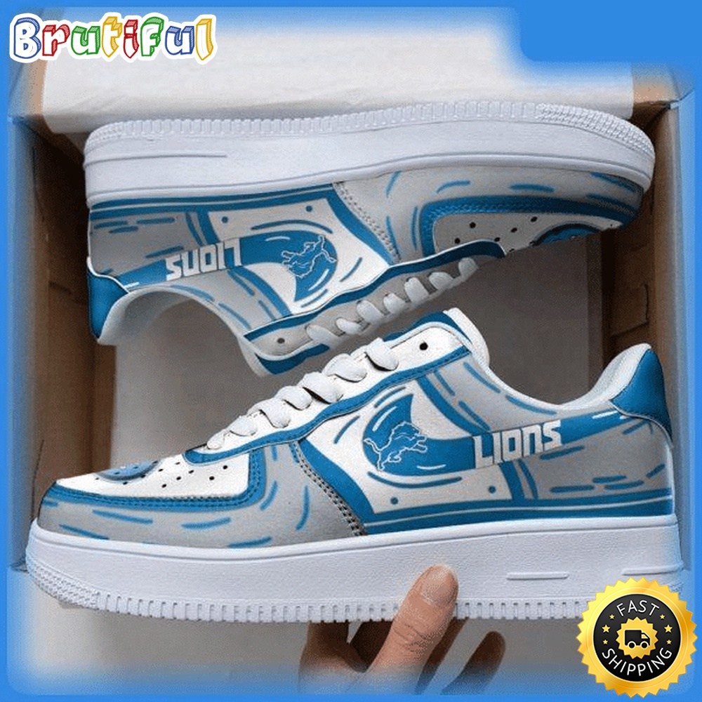 Sportswearmerch Detroit Lions NFL Air Low-Top Sneakers Shoes For Men And Women