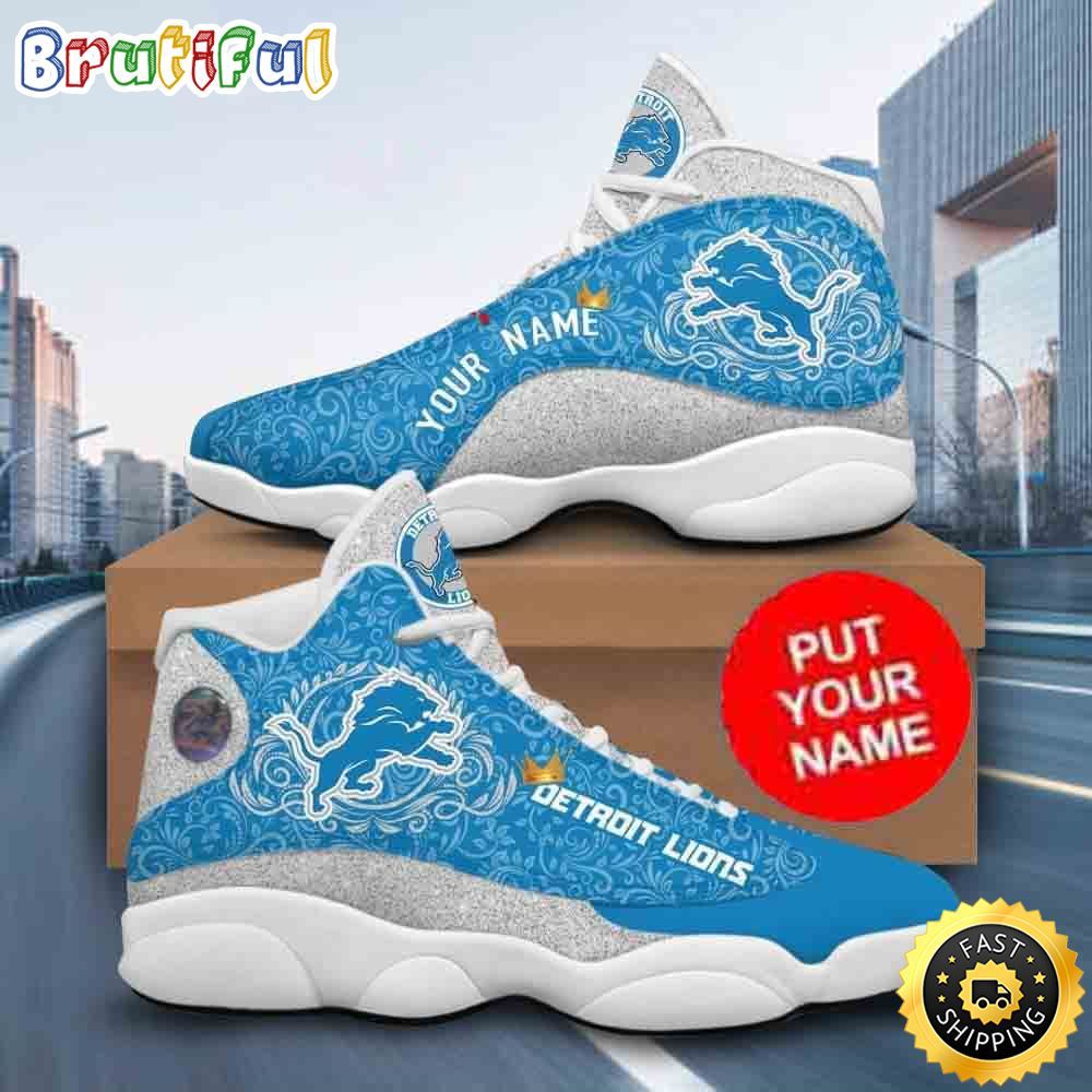 Sportswearmerch Detroit Lions NFL AJ13 Sneakers Shoes For Men And Women