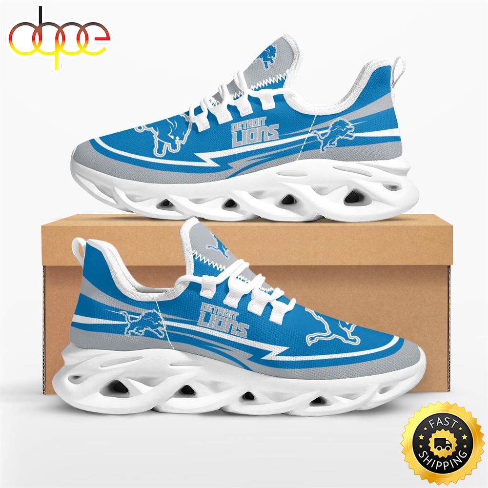 Sportswearmerch Detroit Lions NFL Are Coming Curves Max Soul Shoes Sneakers For Men And Women