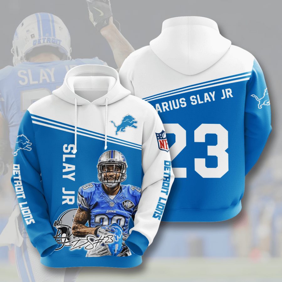 Sportswearmerch Detroit Lions NFL Darius Slay JR Honolulu Personalized Hoodie For Fan