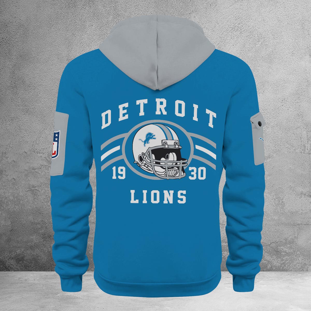 Sportswearmerch Detroit Lions NFL Half Zip Hoodie For Fan
