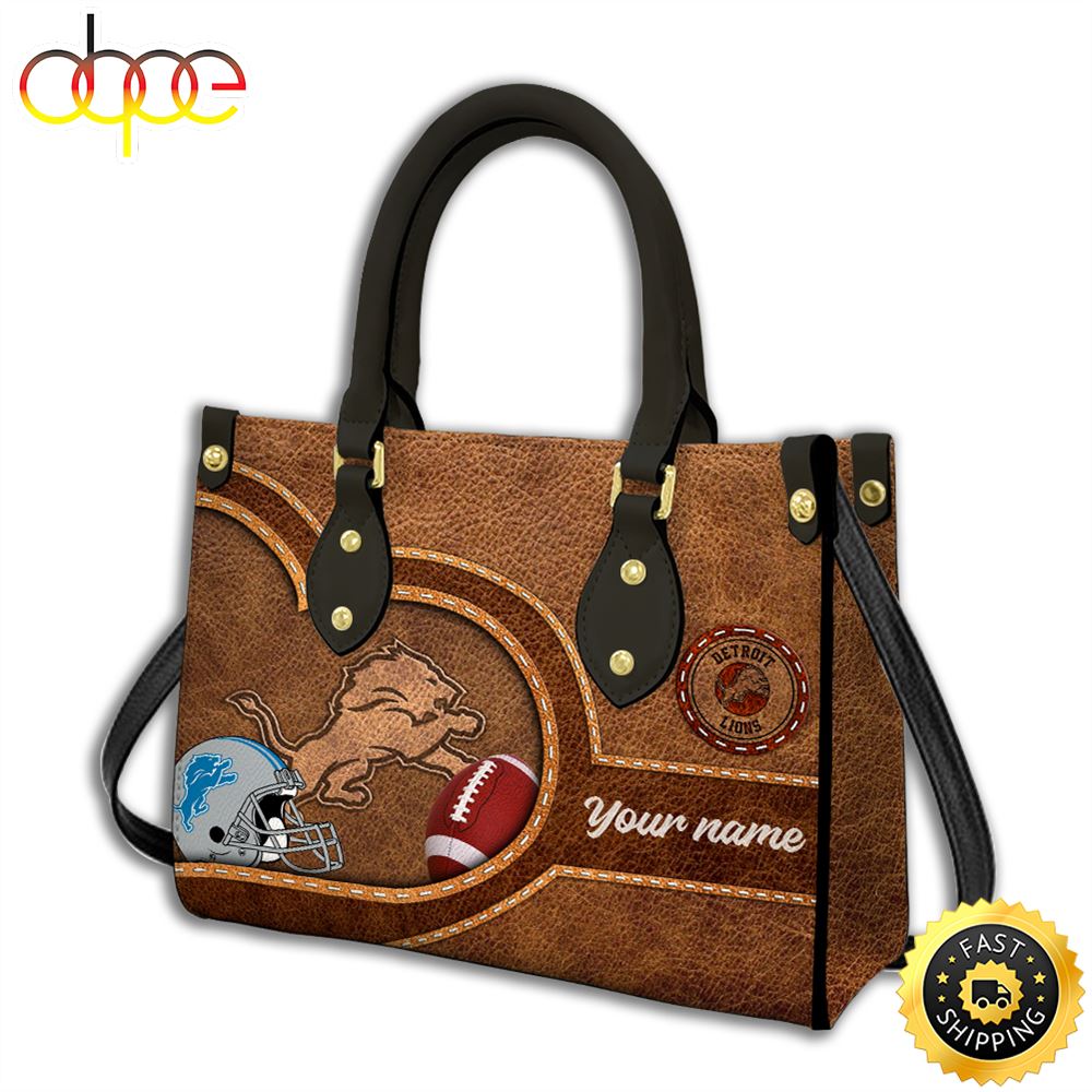 Sportswearmerch Detroit Lions NFL Leather Bag For Fan