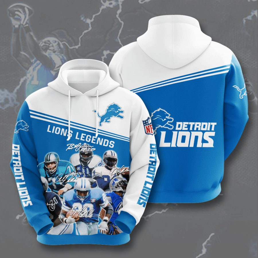 Sportswearmerch Detroit Lions NFL Legends Personalized Hoodie For Fan