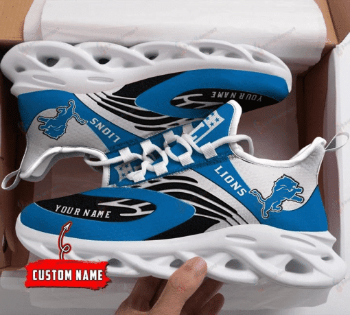 Sportswearmerch Detroit Lions NFL Max Soul Shoes Sneakers For Men And Women
