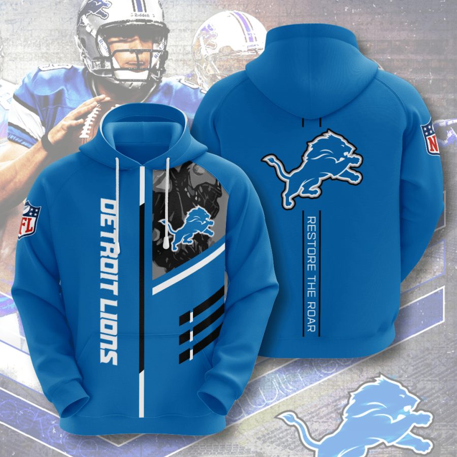 Sportswearmerch Detroit Lions NFL Restore The Roar Personalized Hoodie For Fan