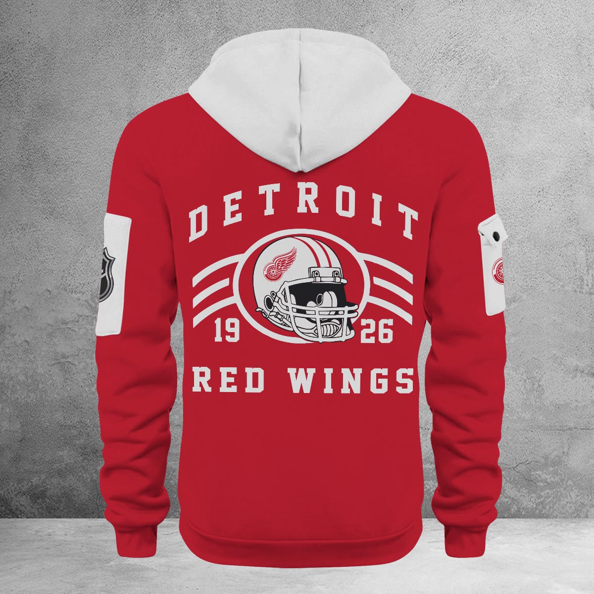 Sportswearmerch Detroit Red Wings NHL Half Zip Hoodie Personalized For Fan