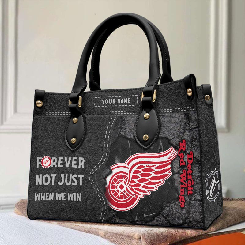Sportswearmerch Detroit Red Wings NHL Leather Handbag For Fan