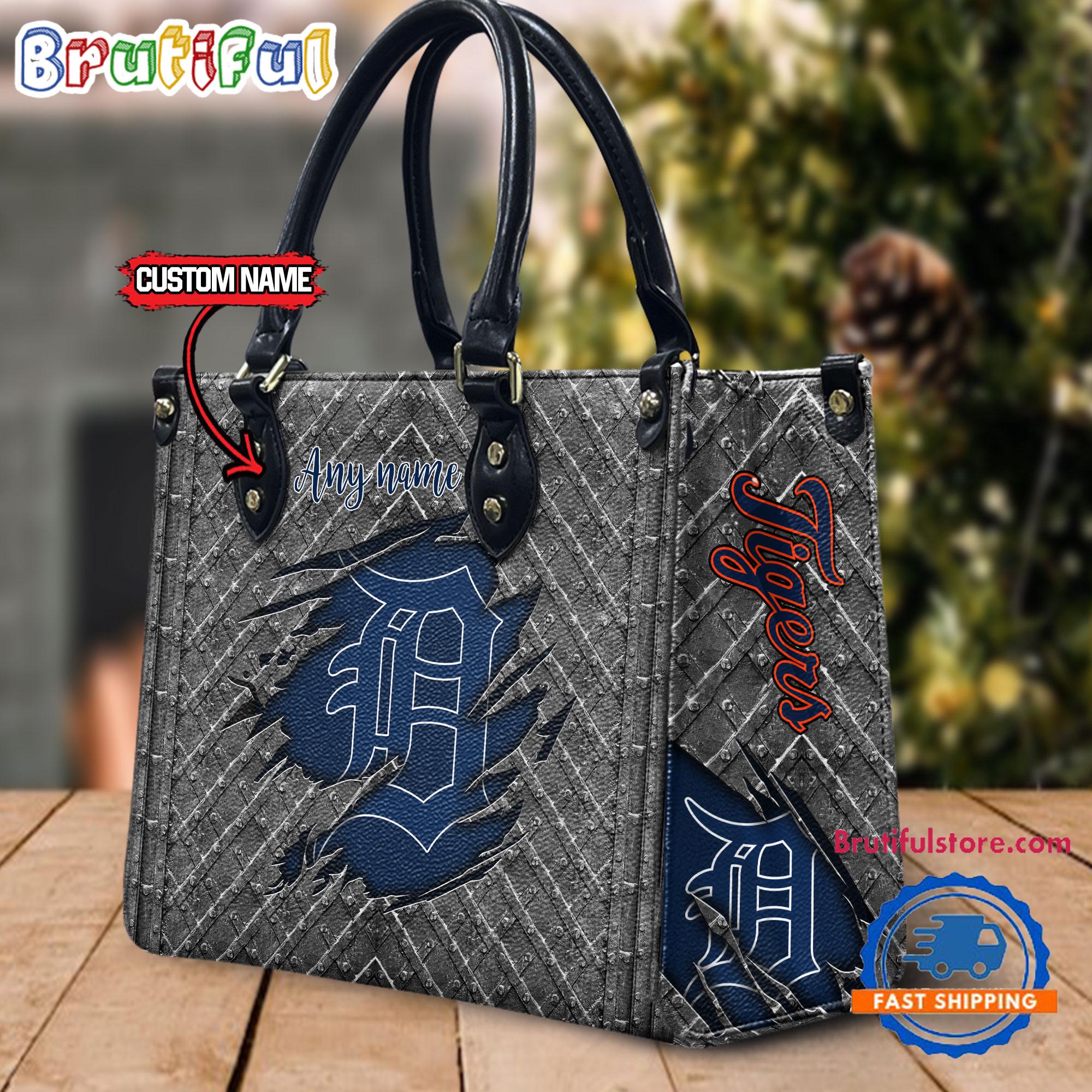 Sportswearmerch Detroit Tigers MLB Leather Bag For Fan