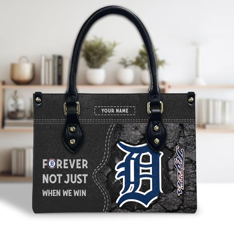Sportswearmerch Detroit Tigers MLB Leather Handbag For Fan