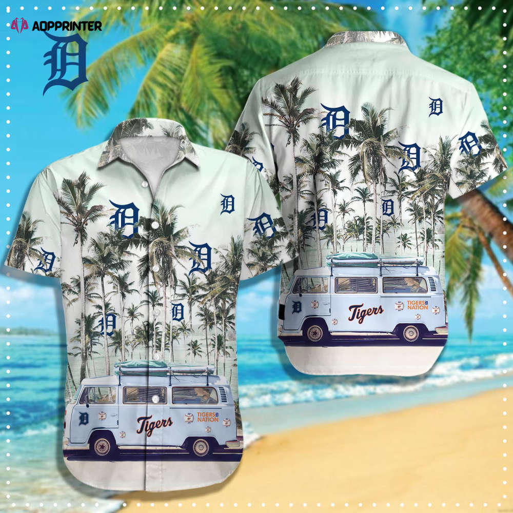Sportswearmerch Detroit Tigers MLB Personalized Hawaiian Shirt For Fan