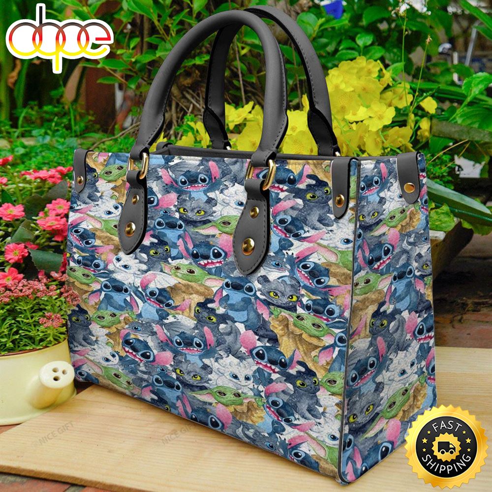 Sportswearmerch Disney Characters Music Women Leather Bag For Fan