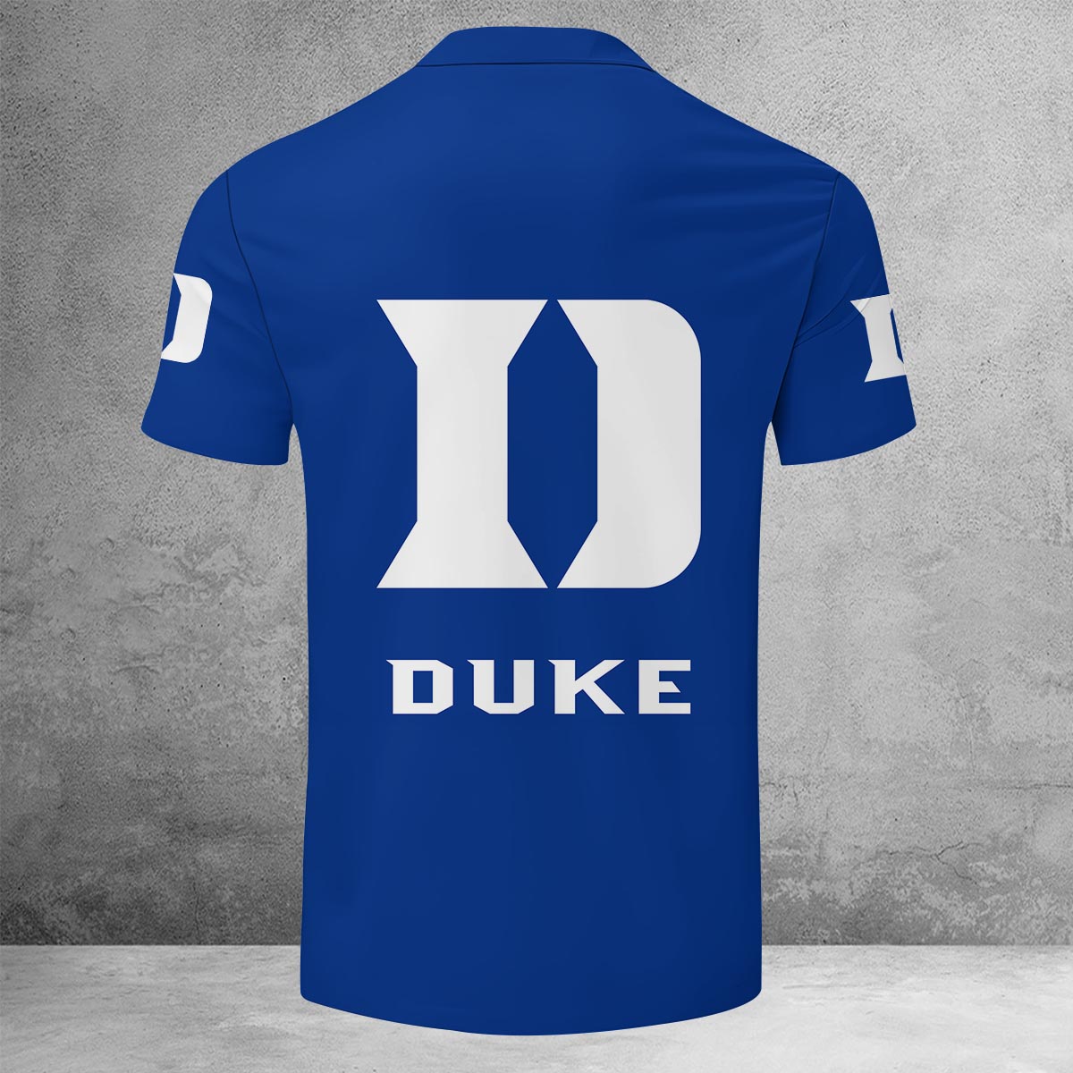 Sportswearmerch Duke Blue Devils NCAA Lapel Zip Polo Shirt For Fan