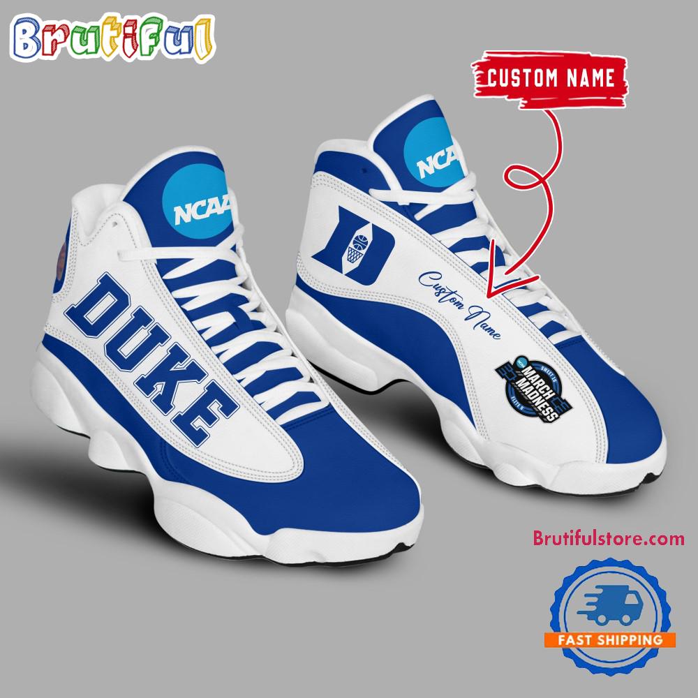 Sportswearmerch Duke Blue Devils NCAA Men's Basketball 2024 AJ13 Sneakers Shoes For Men And Women