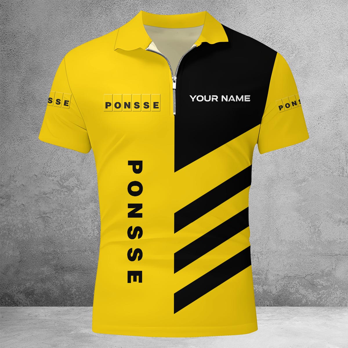 Sportswearmerch Farmall Tractor Lapel Zip Polo Shirt For Fan