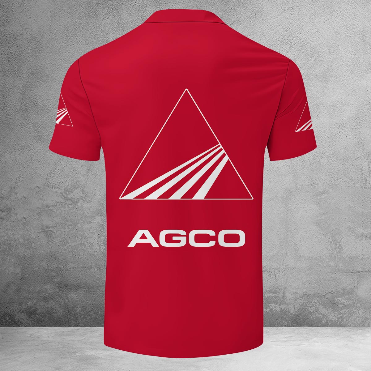 Sportswearmerch Fiatagri Tractor Lapel Zip Polo Shirt For Fan