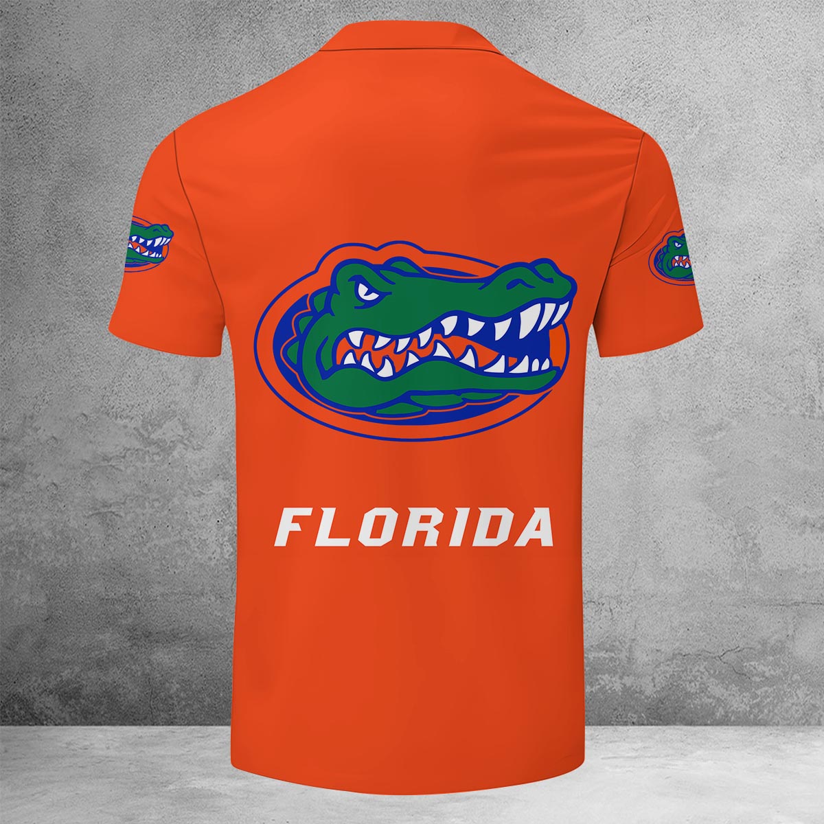 Sportswearmerch Florida Gators NCAA Lapel Zip Polo Shirt For Fan
