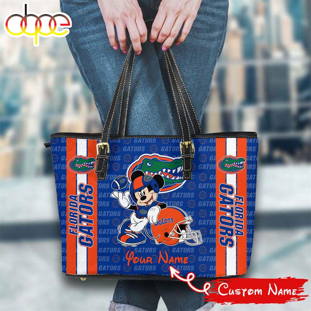 Sportswearmerch Florida Gators NCAA Mickey Women Leather Tote Bag For Fan