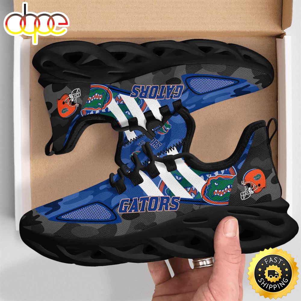 Sportswearmerch Florida Gators NCAA Military Camouflage Max Soul Shoes Sneakers For Men And Women