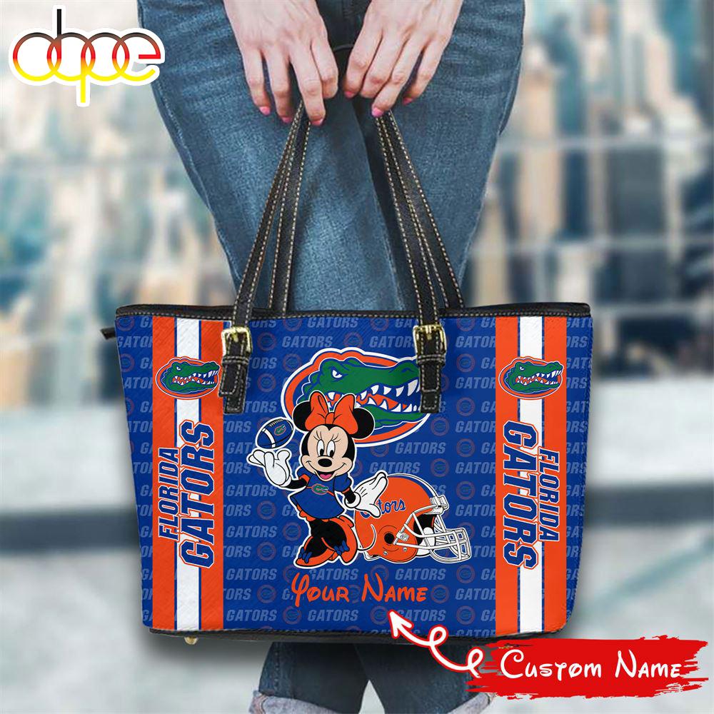 Sportswearmerch Florida Gators NCAA Minnie Women Leather Tote Bag For Fan