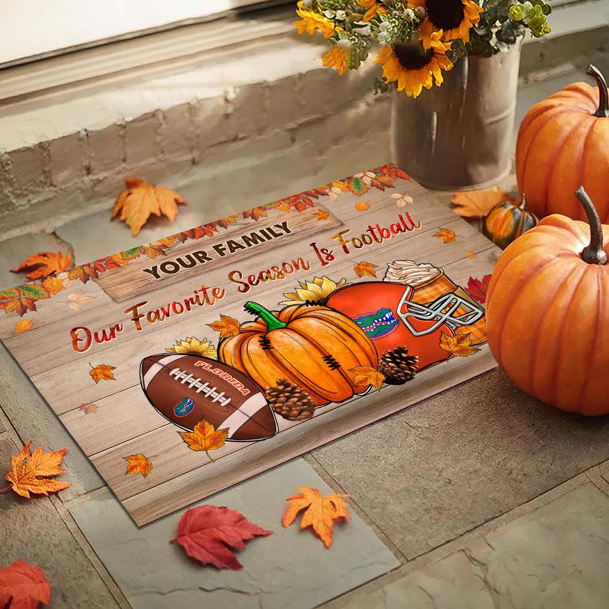 Sportswearmerch Florida Gators NCAA Our Favorite Season is Football Doormat For Fan