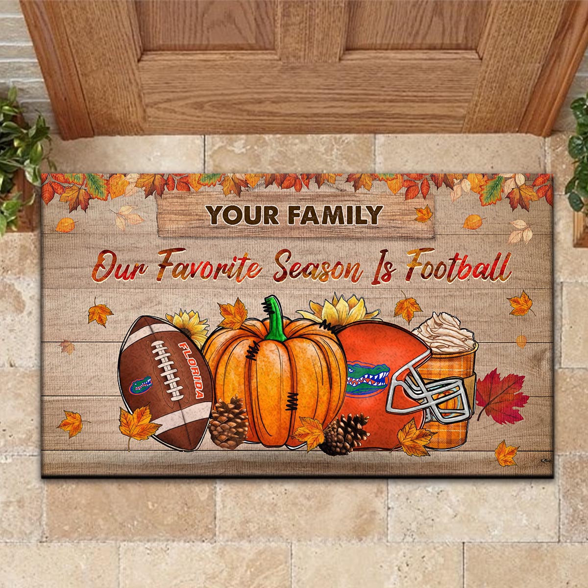 Sportswearmerch Florida Gators NCAA Our Favorite Season is Football Doormat For Fan