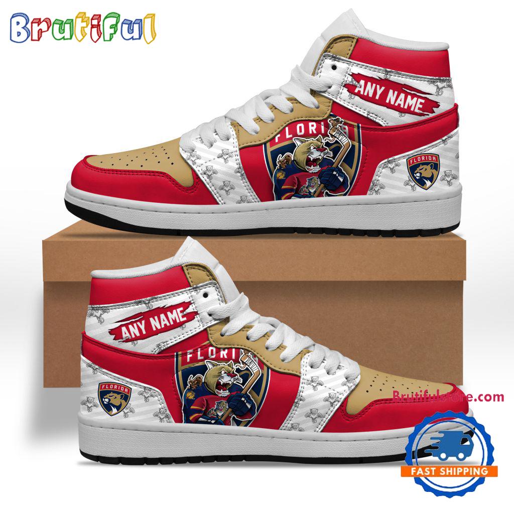 Sportswearmerch Florida Panthers NHL AJ1 High Sneakers Shoes For Men And Women