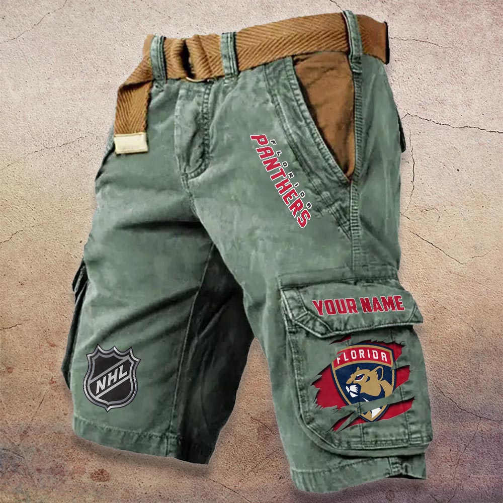 Sportswearmerch Florida Panthers NHL Denim Short For Fan