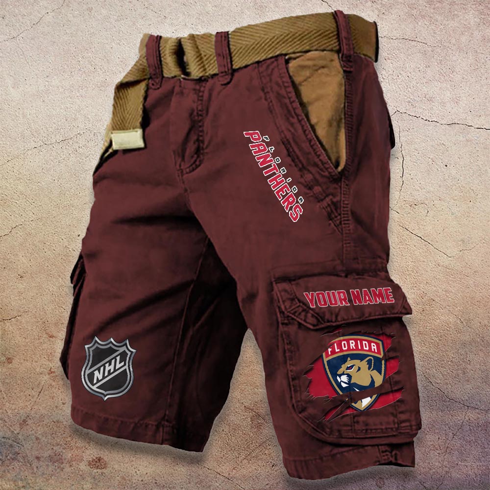 Sportswearmerch Florida Panthers NHL Denim Short For Fan