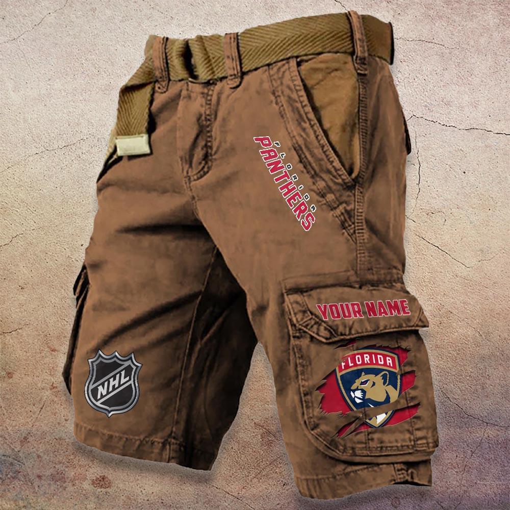 Sportswearmerch Florida Panthers NHL Denim Short For Fan