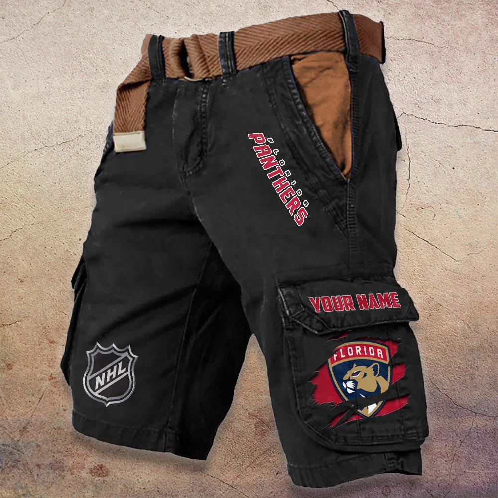 Sportswearmerch Florida Panthers NHL Denim Short For Fan