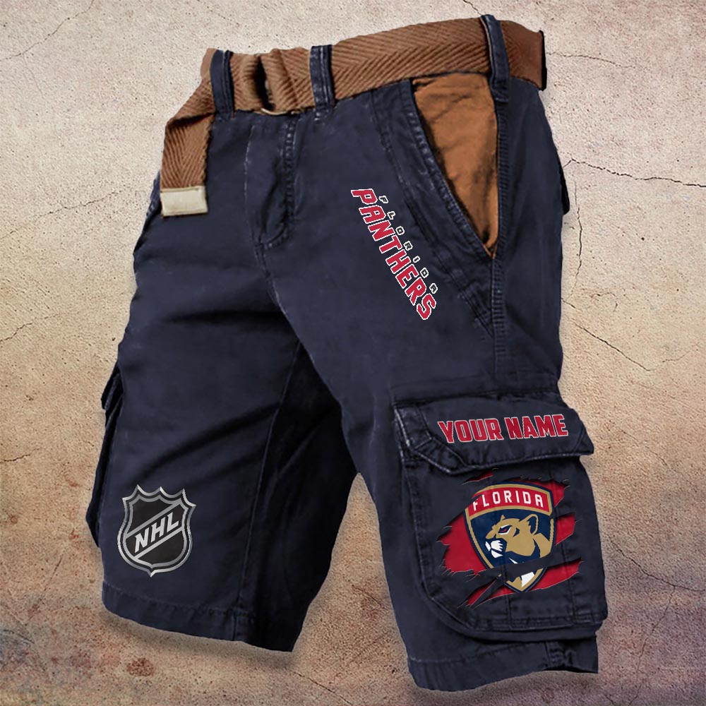 Sportswearmerch Florida Panthers NHL Denim Short For Fan