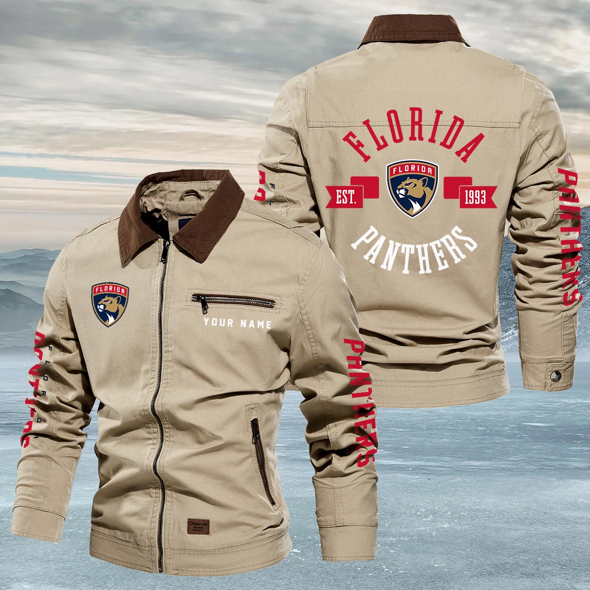 Sportswearmerch Florida Panthers NHL Lapel Jacket For Fan