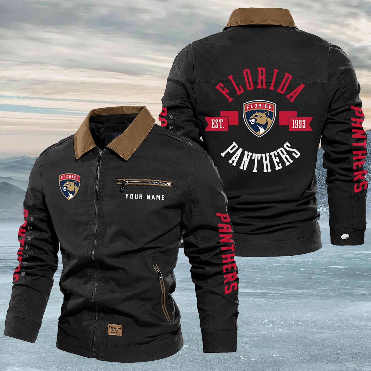 Sportswearmerch Florida Panthers NHL Lapel Jacket For Fan