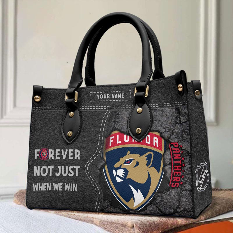 Sportswearmerch Florida Panthers NHL Leather Handbag For Fan