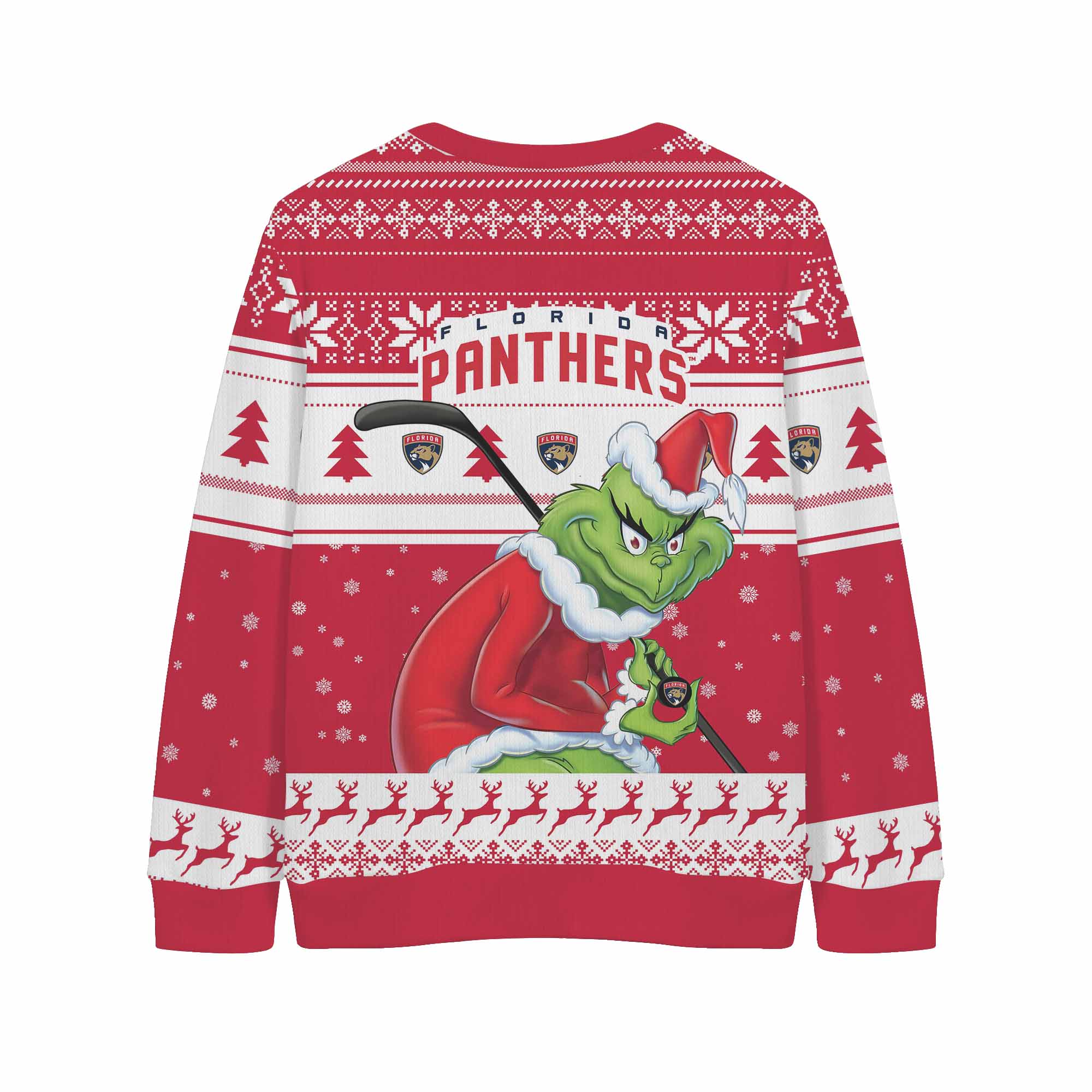 Sportswearmerch Florida Panthers NHL x Grinch Christmas Cardigan For Fan