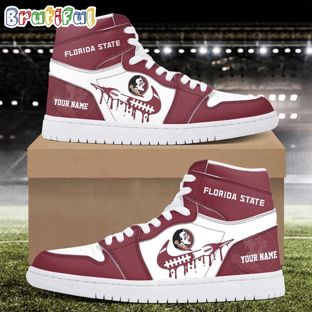 Sportswearmerch Florida State Seminoles NCAA AJ1 High Sneakers Shoes For Men And Women