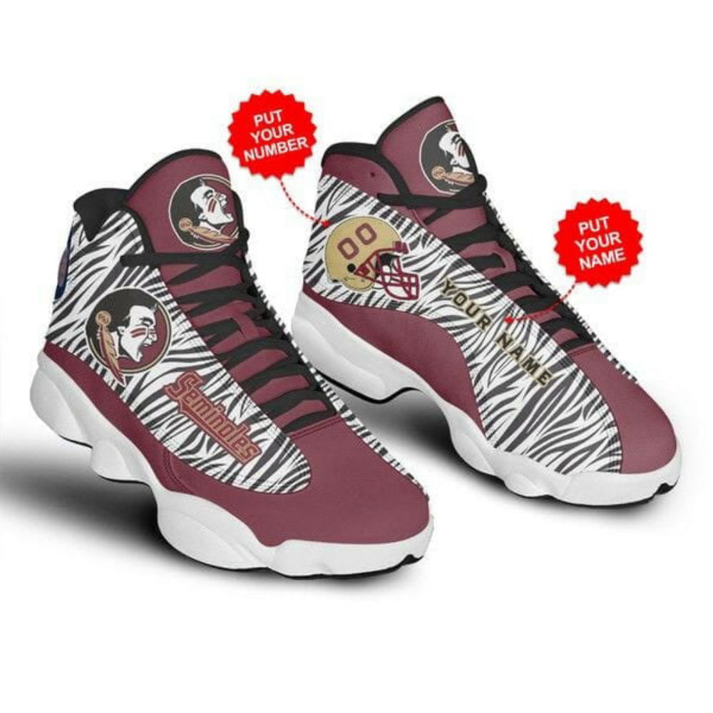 Sportswearmerch Florida State Seminoles NCAA AJ13 Sneakers Shoes For Men And Women
