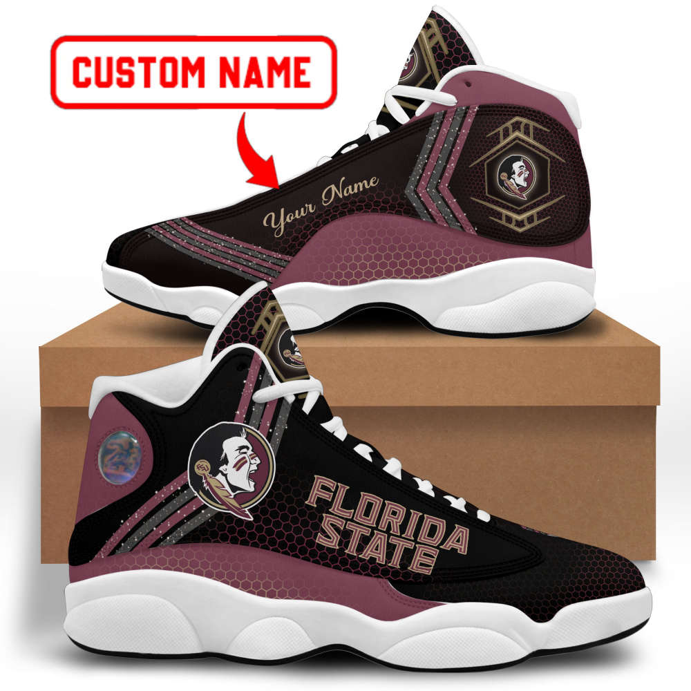 Sportswearmerch Florida State Seminoles NCAA AJ13 Sneakers Shoes For Men And Women