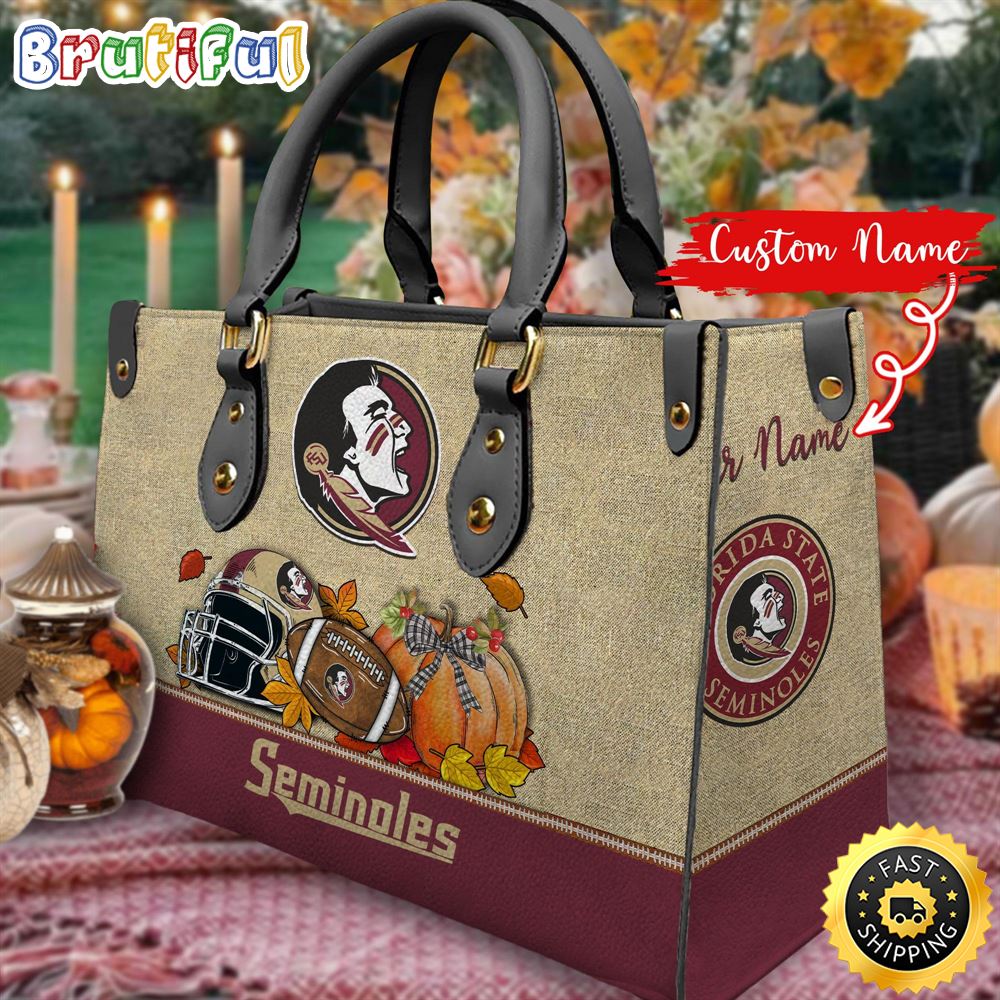 Sportswearmerch Florida State Seminoles NCAA Autumn Leather Handbag For Fan