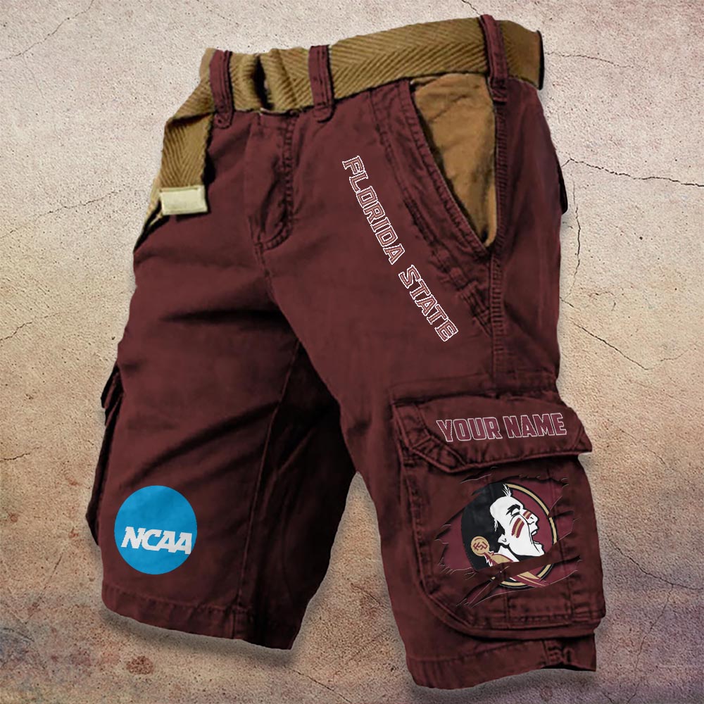 Sportswearmerch Florida State Seminoles NCAA Denim Short For Fan