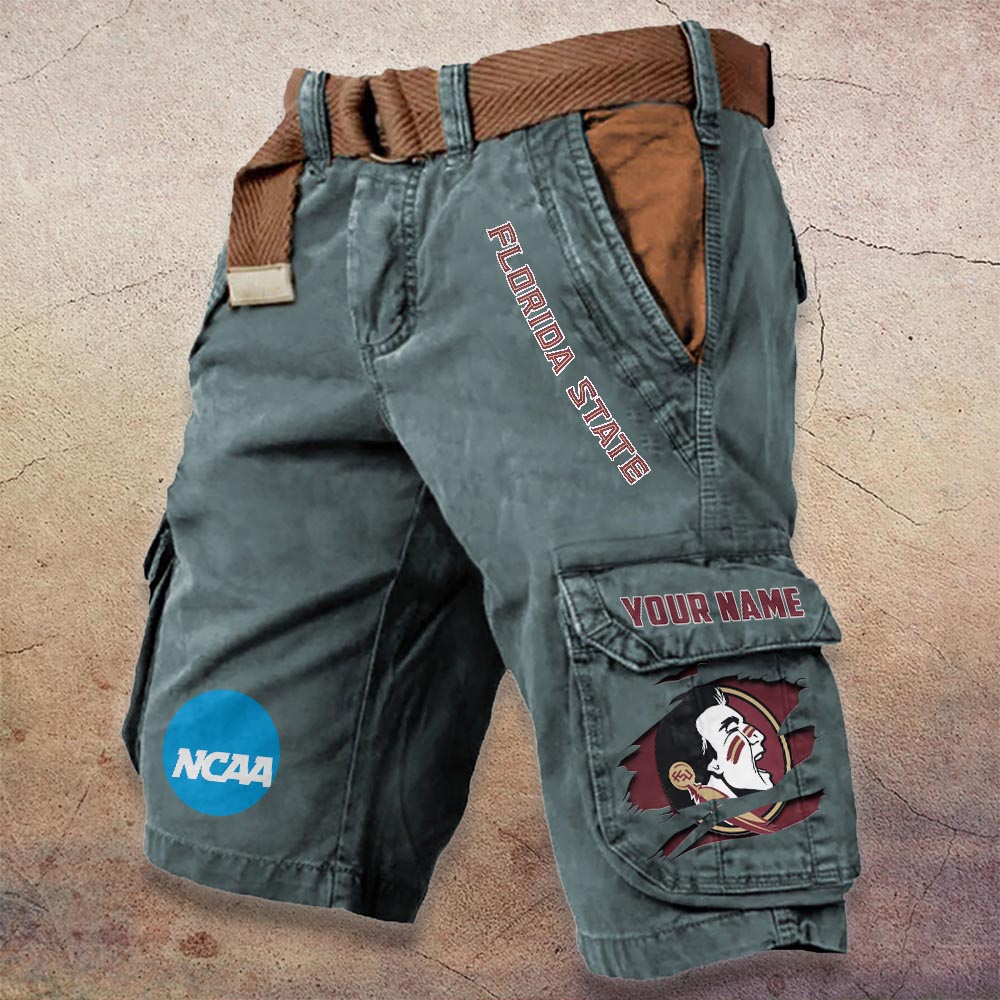 Sportswearmerch Florida State Seminoles NCAA Denim Short For Fan