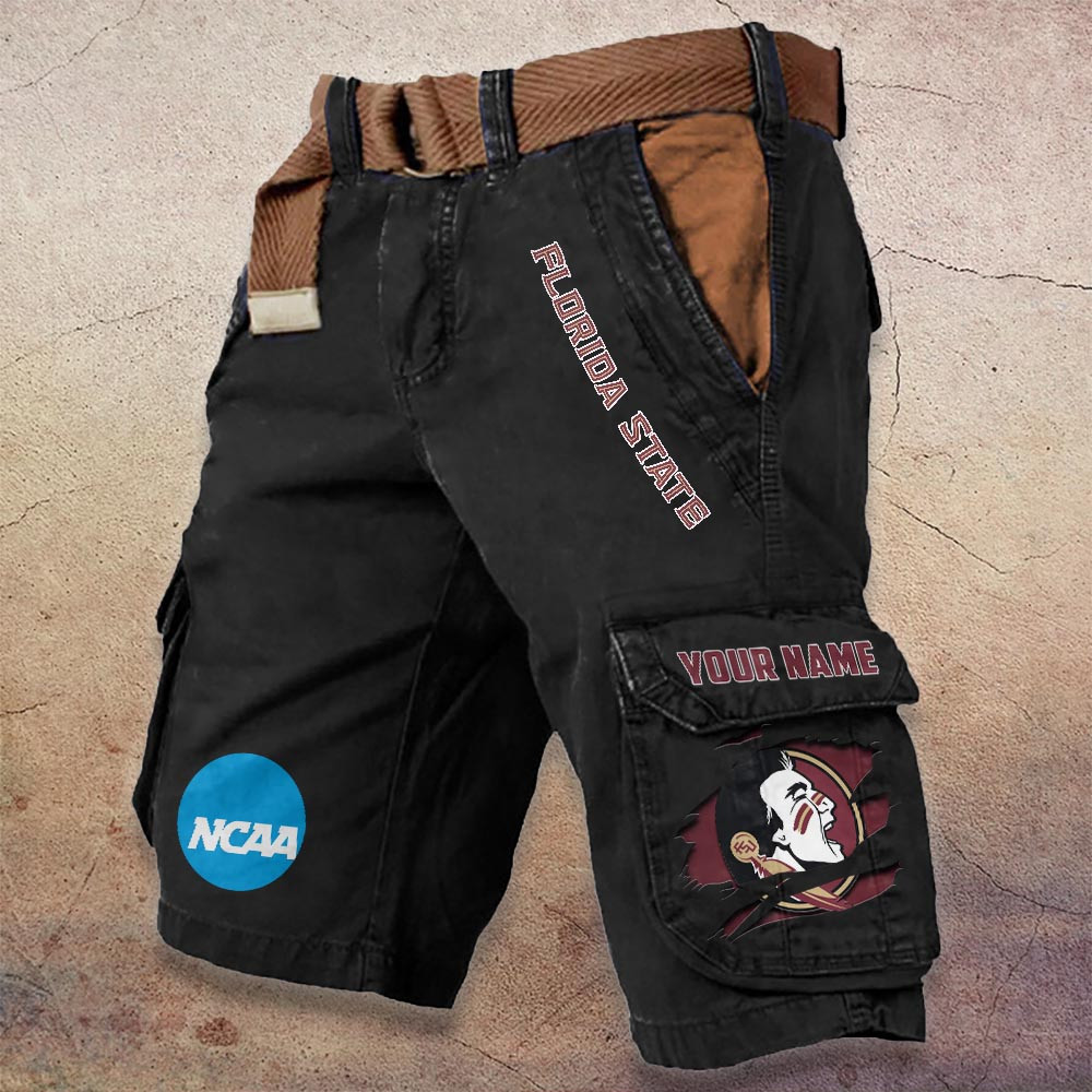 Sportswearmerch Florida State Seminoles NCAA Denim Short For Fan