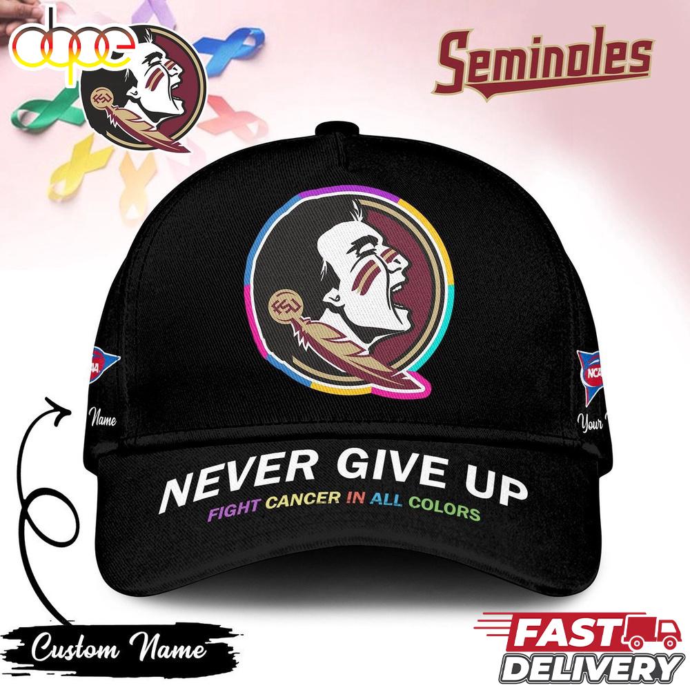 Sportswearmerch Florida State Seminoles NCAA Fight Cancer In Classic Cap For Fan