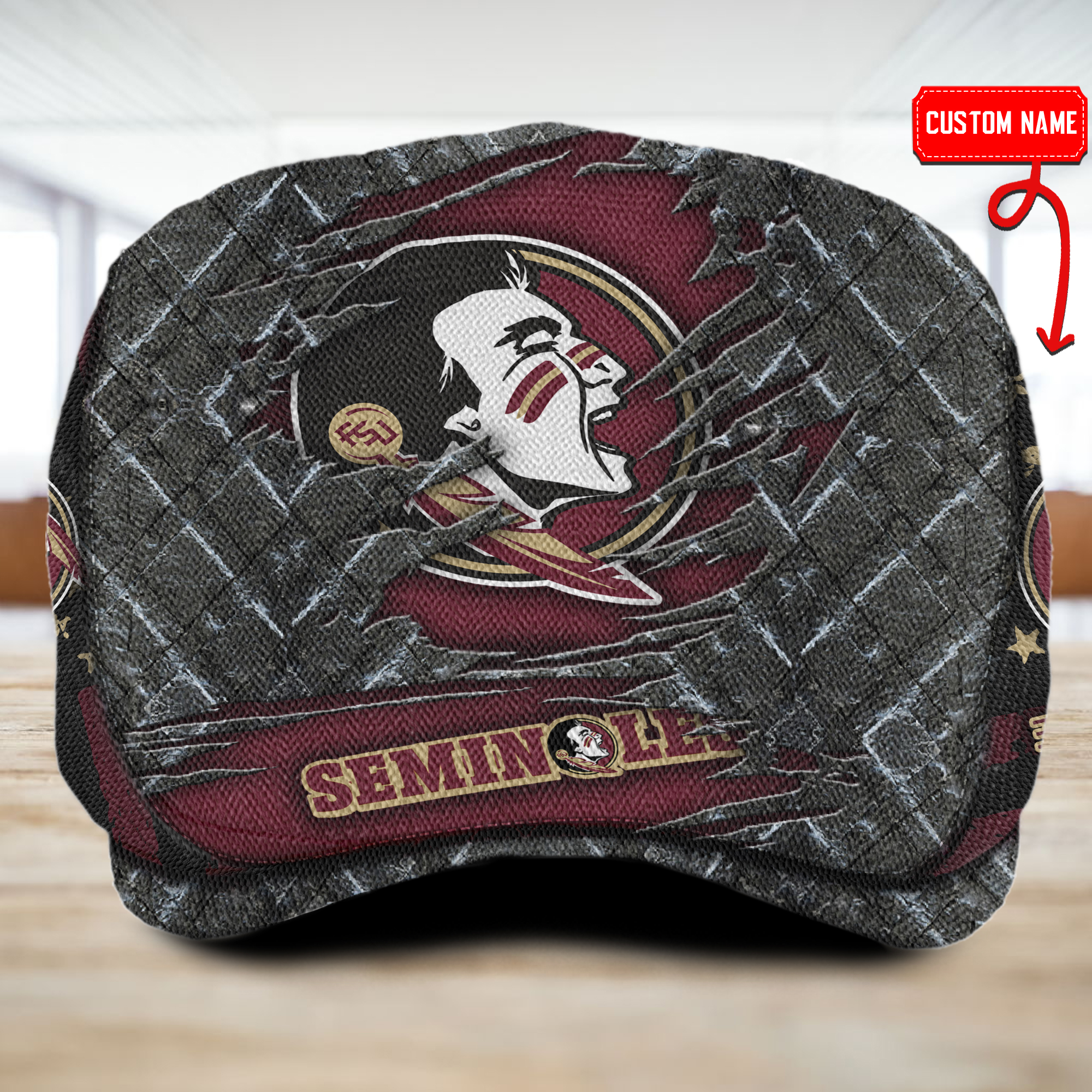 Sportswearmerch Florida State Seminoles NCAA Flat Cap For Fan